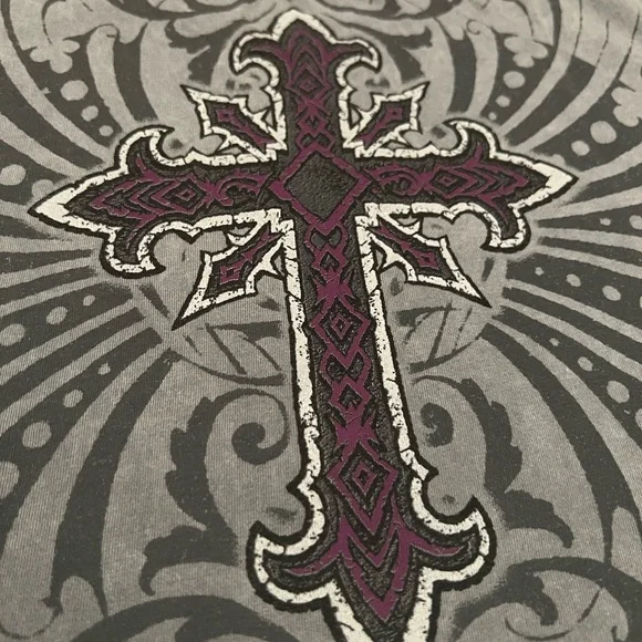 Sinful Women’s Y2K Tee with Heart and Wings Design - Picture 5 of 6